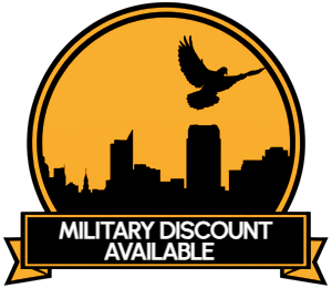 Military Discount Available Badge