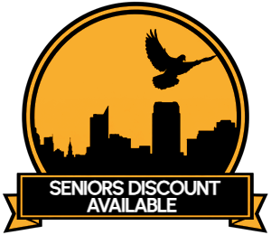 Seniors Discount Available Badge